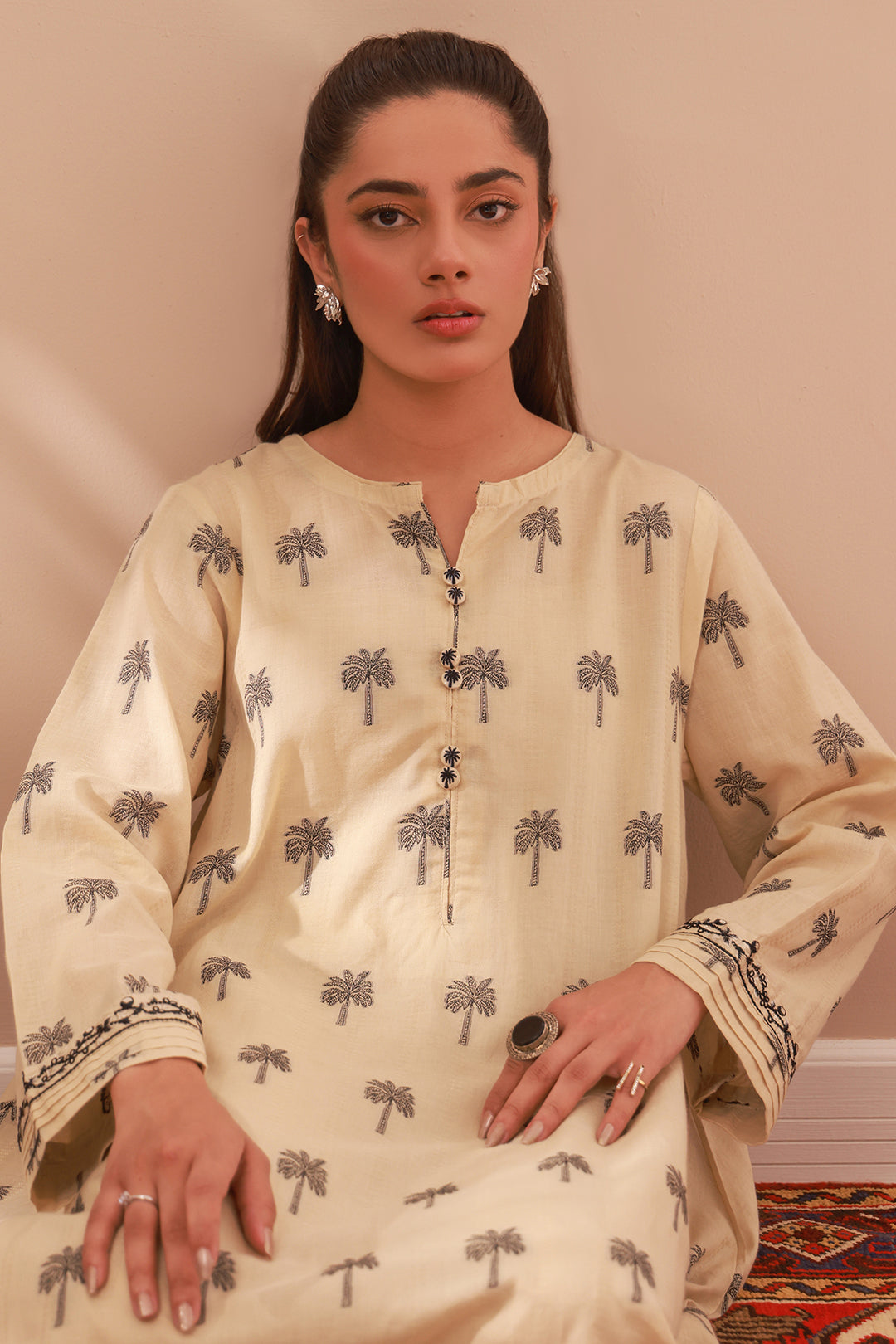 Zellbury | Summer Pret | Embroidered Kurta Trouser - 3321 - Libasekhas