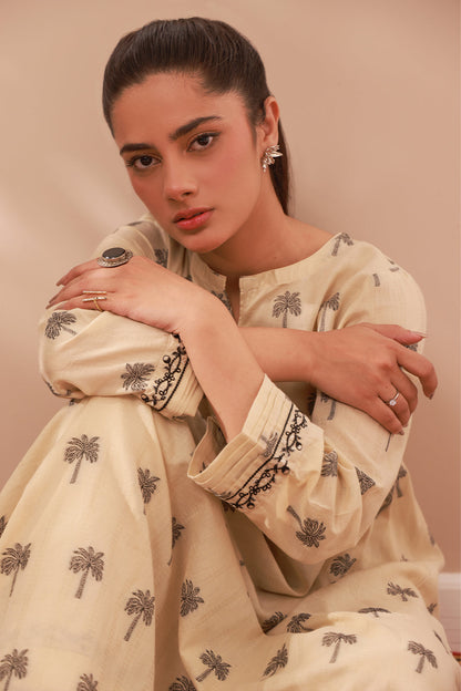Zellbury | Summer Pret | Embroidered Kurta Trouser - 3321 - Libasekhas