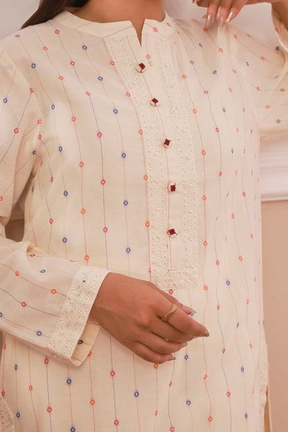 Zellbury | Summer Pret | Embroidered Kurta Trouser - 3323 - Libasekhas