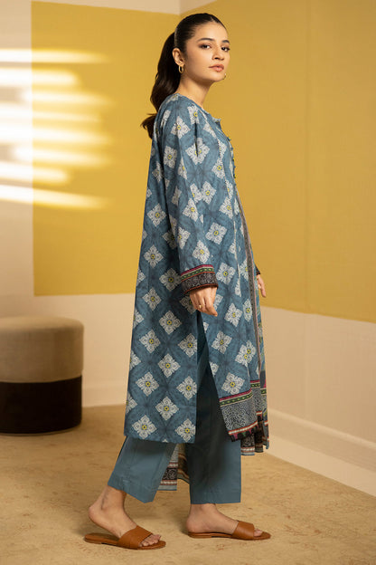 Zellbury | Summer Pret | Kurta Dupatta Trouser - 3244 - Libasekhas