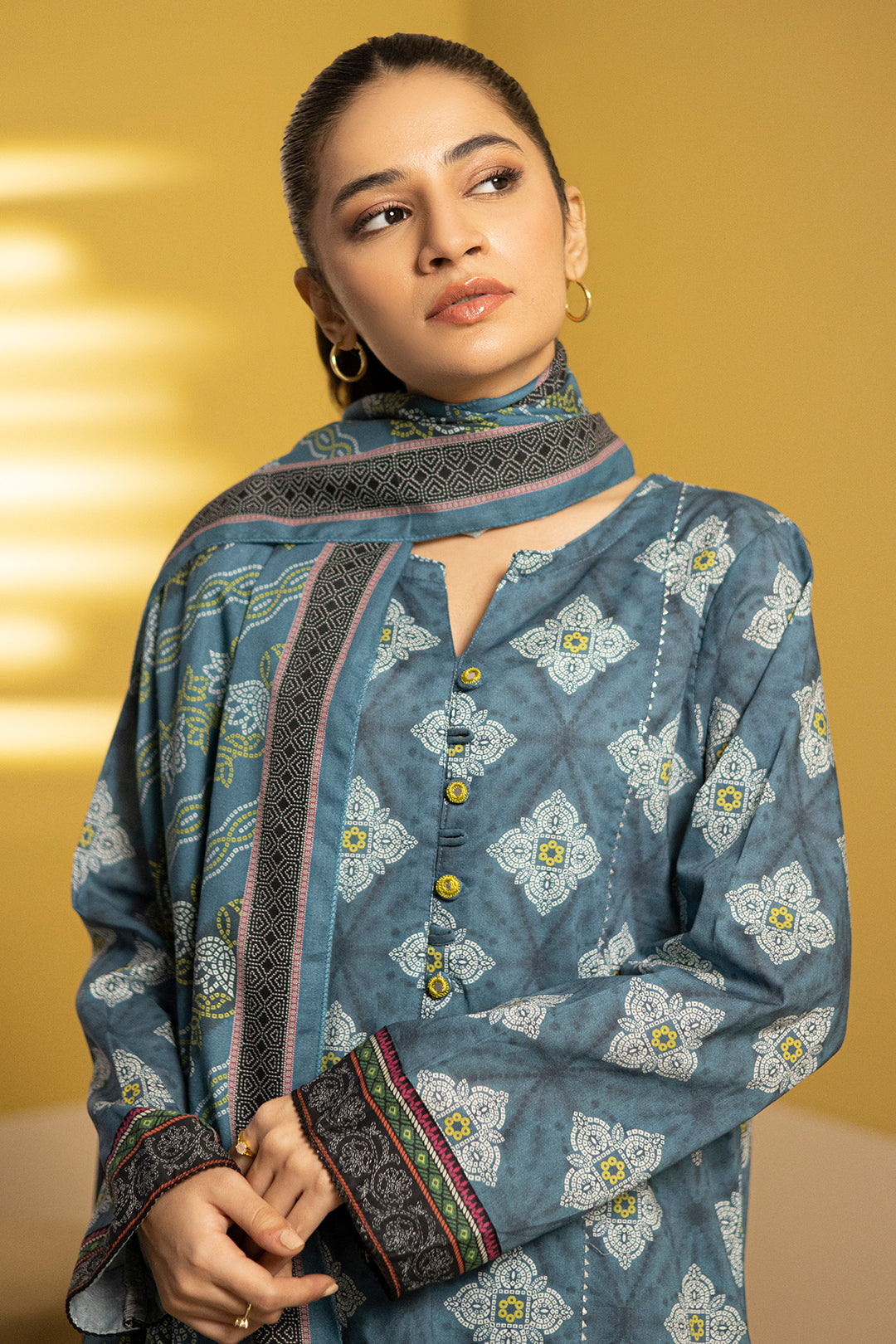 Zellbury | Summer Pret | Kurta Dupatta Trouser - 3244 - Libasekhas