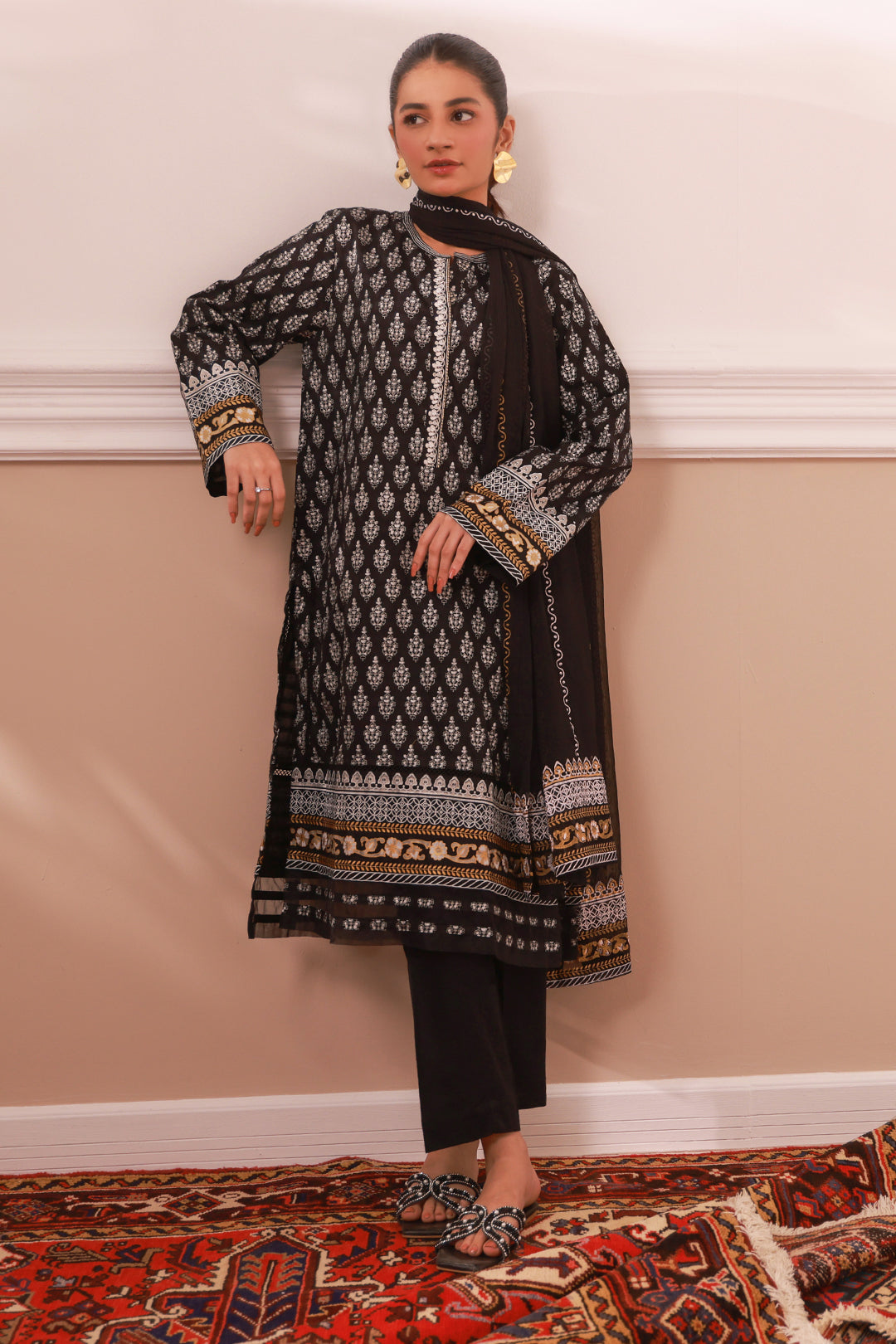 Zellbury | Summer Pret | Embroidered Kurta Dupatta - 0973 - Libasekhas