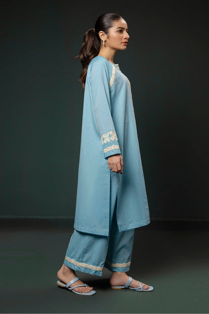 Zellbury | Summer Pret | Embroidered Kurta Trouser - 0977 - Libasekhas