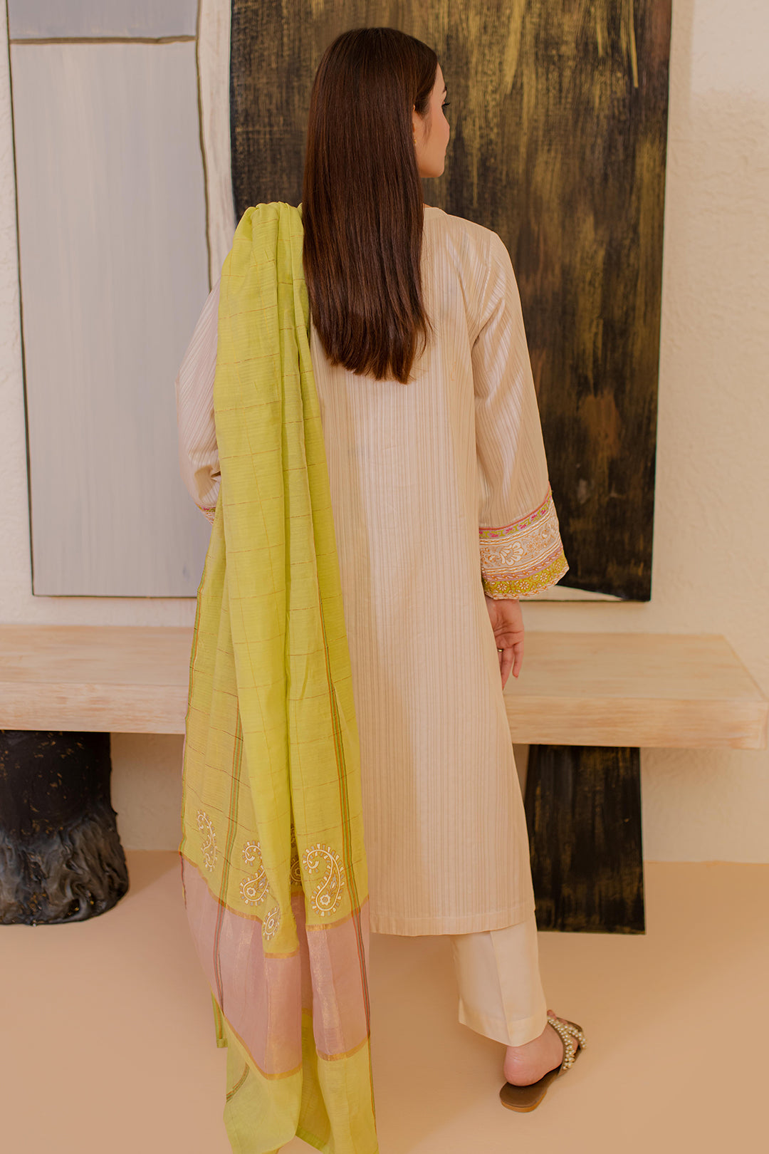 Zellbury | Summer Pret | Embroidered Kurta Dupatta - 1094 - Libasekhas