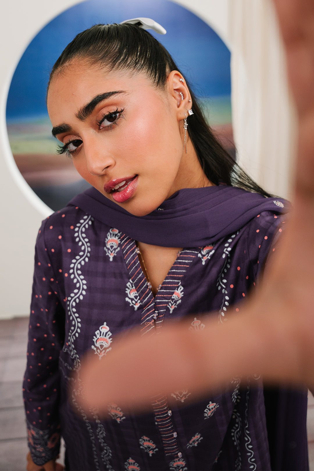 Zellbury | Summer Pret | Kurta Dupatta Trouser - 1102 - Libasekhas