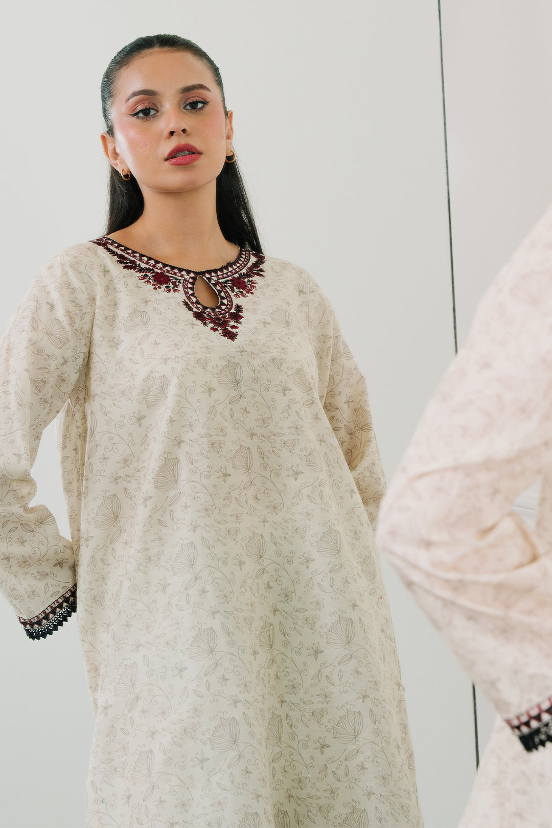 Zellbury | Summer Pret | Embroidered  Kurta - 1848 - Libasekhas