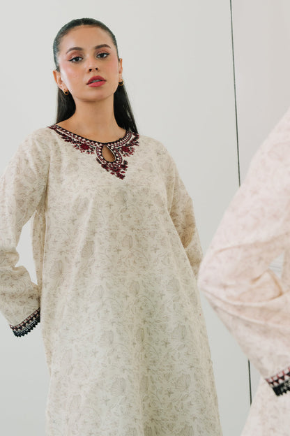 Zellbury | Summer Pret | Embroidered  Kurta - 1848 - Libasekhas