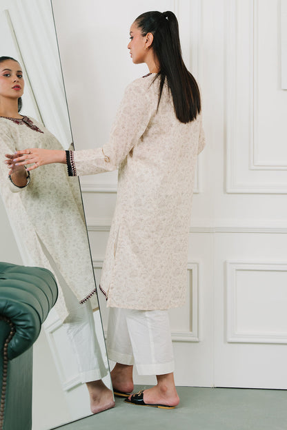 Zellbury | Summer Pret | Embroidered  Kurta - 1848 - Libasekhas