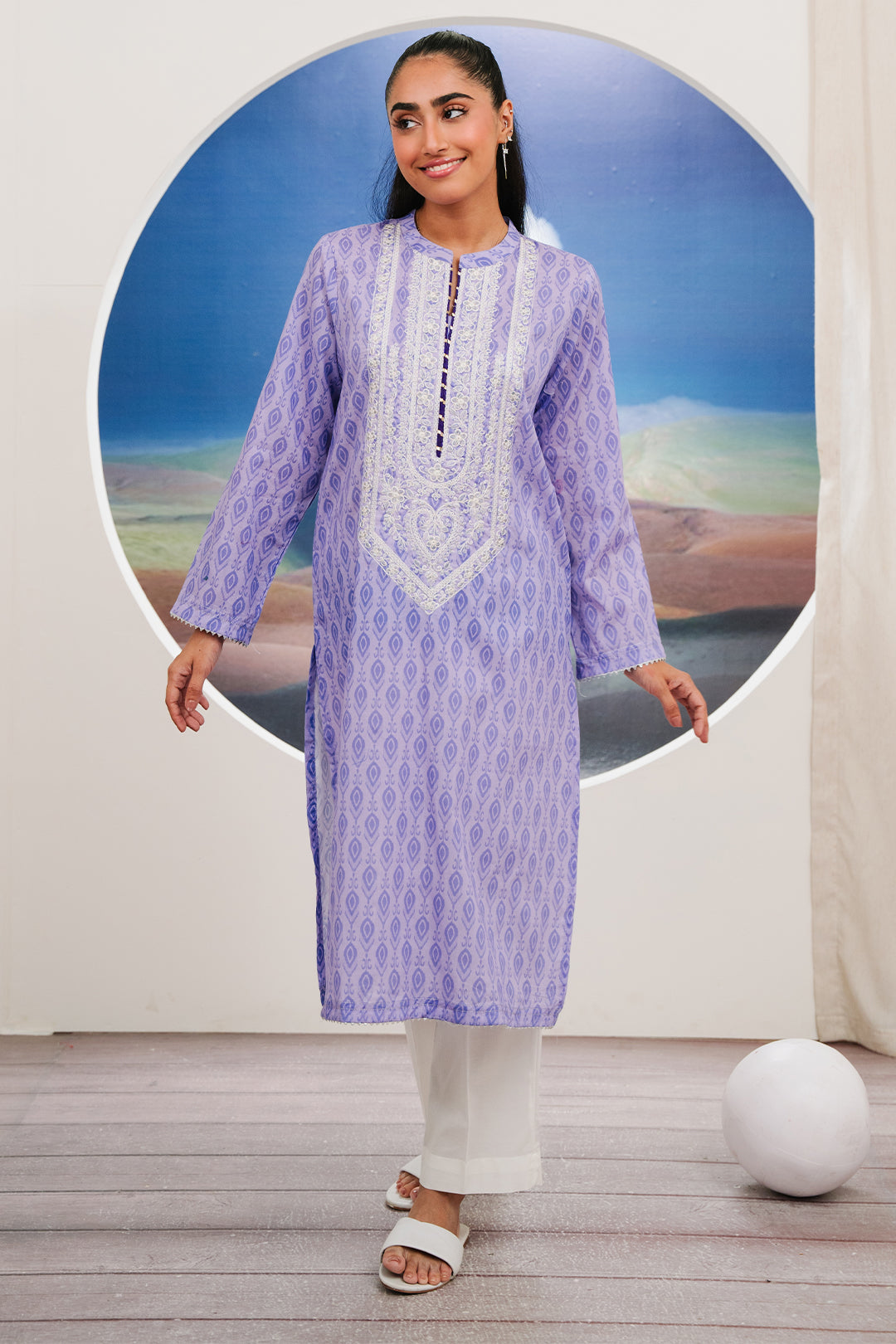 Zellbury | Summer Pret | Embroidered Kurta - 1849 - Libasekhas
