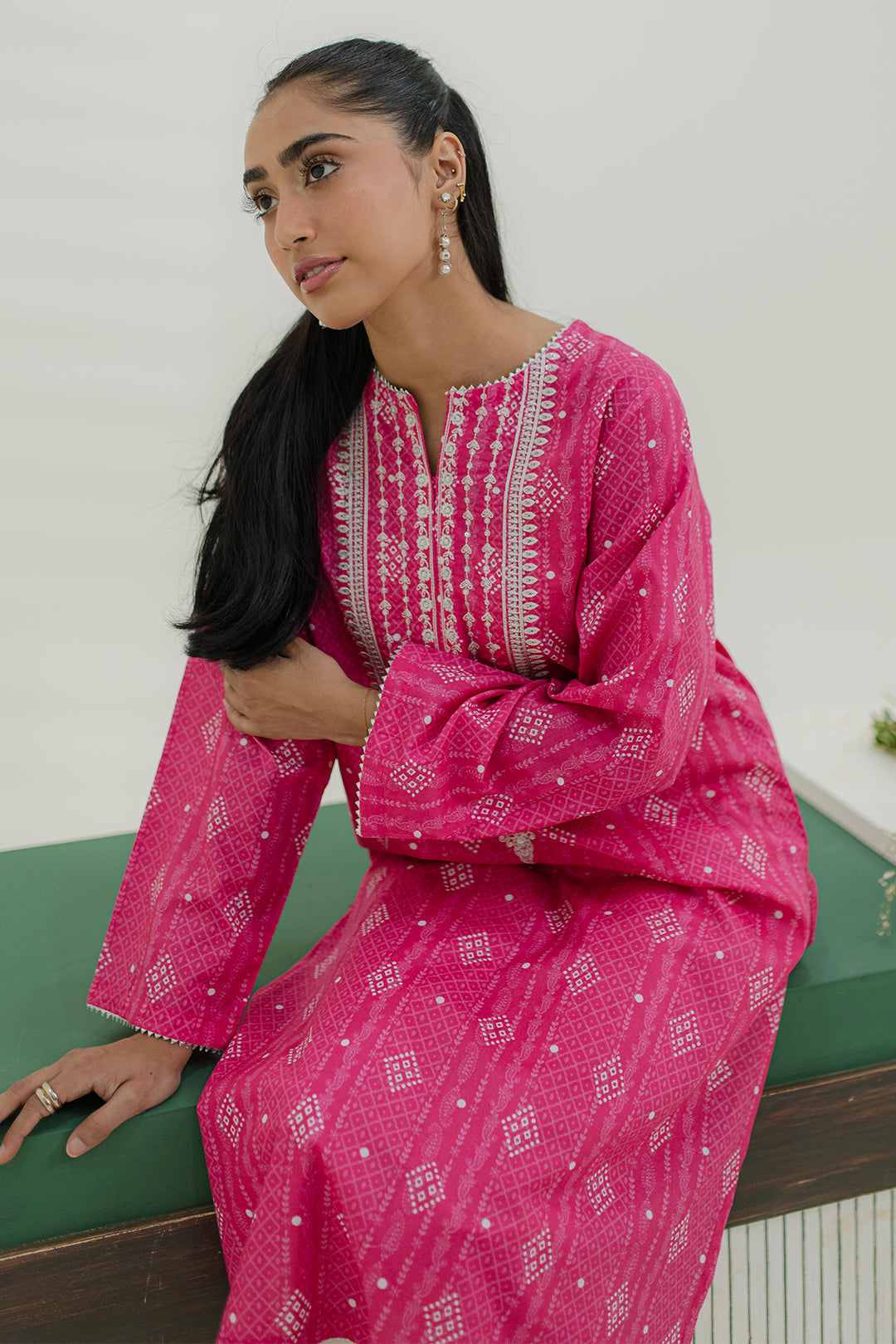 Zellbury | Summer Pret | Embroidered Kurta - 1853 - Libasekhas
