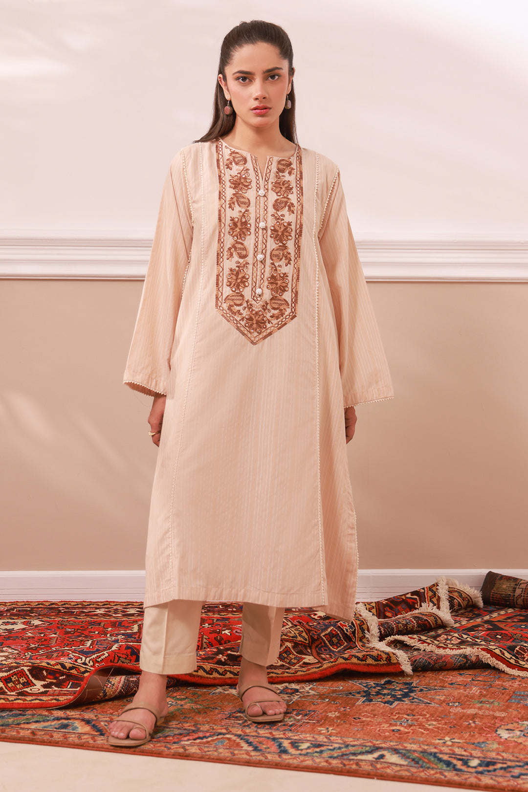 Zellbury | Summer Pret | Embroidered Kurta - 1866 - Libasekhas