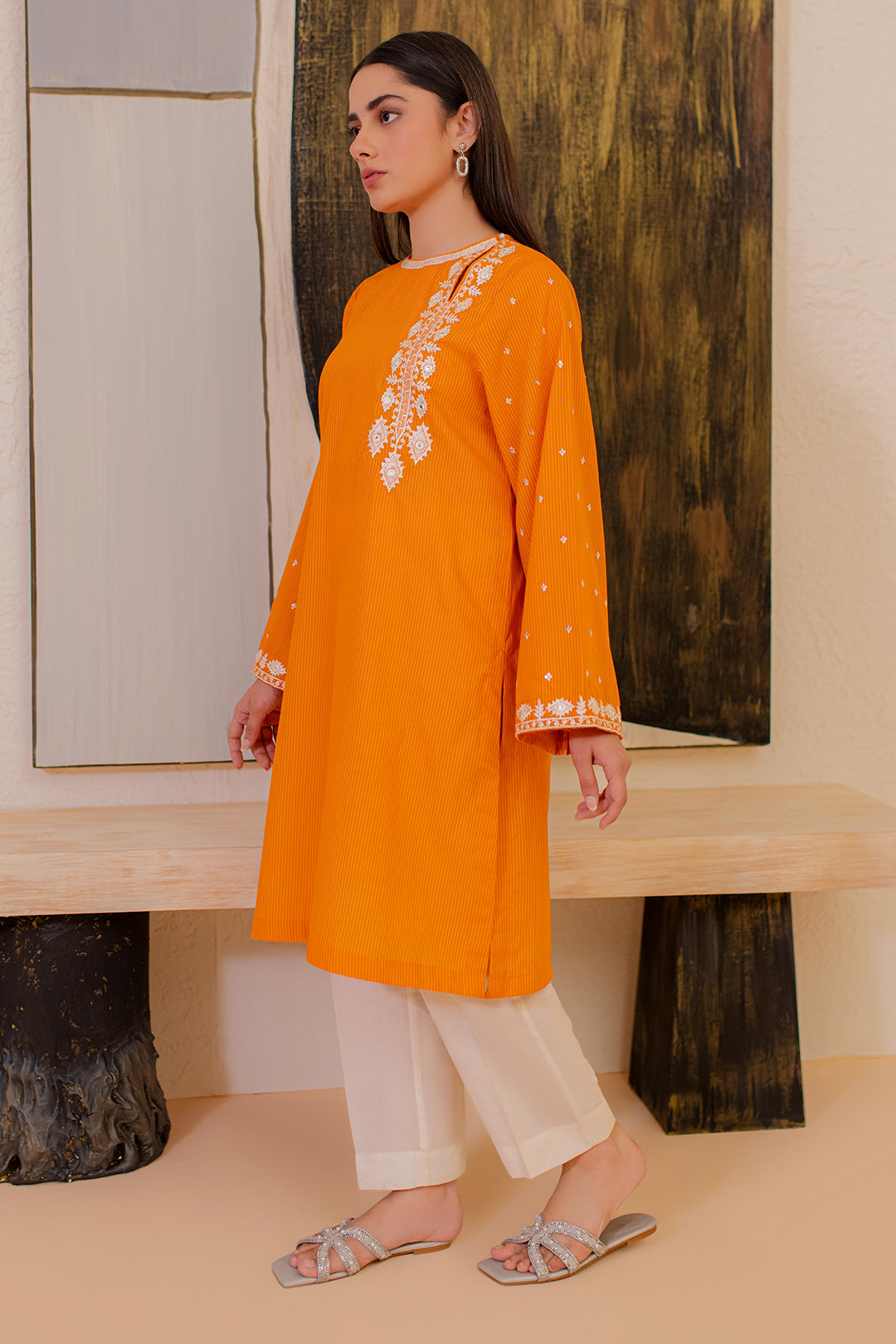 Zellbury | Summer Pret | Embroidered Kurta - 1872 - Libasekhas