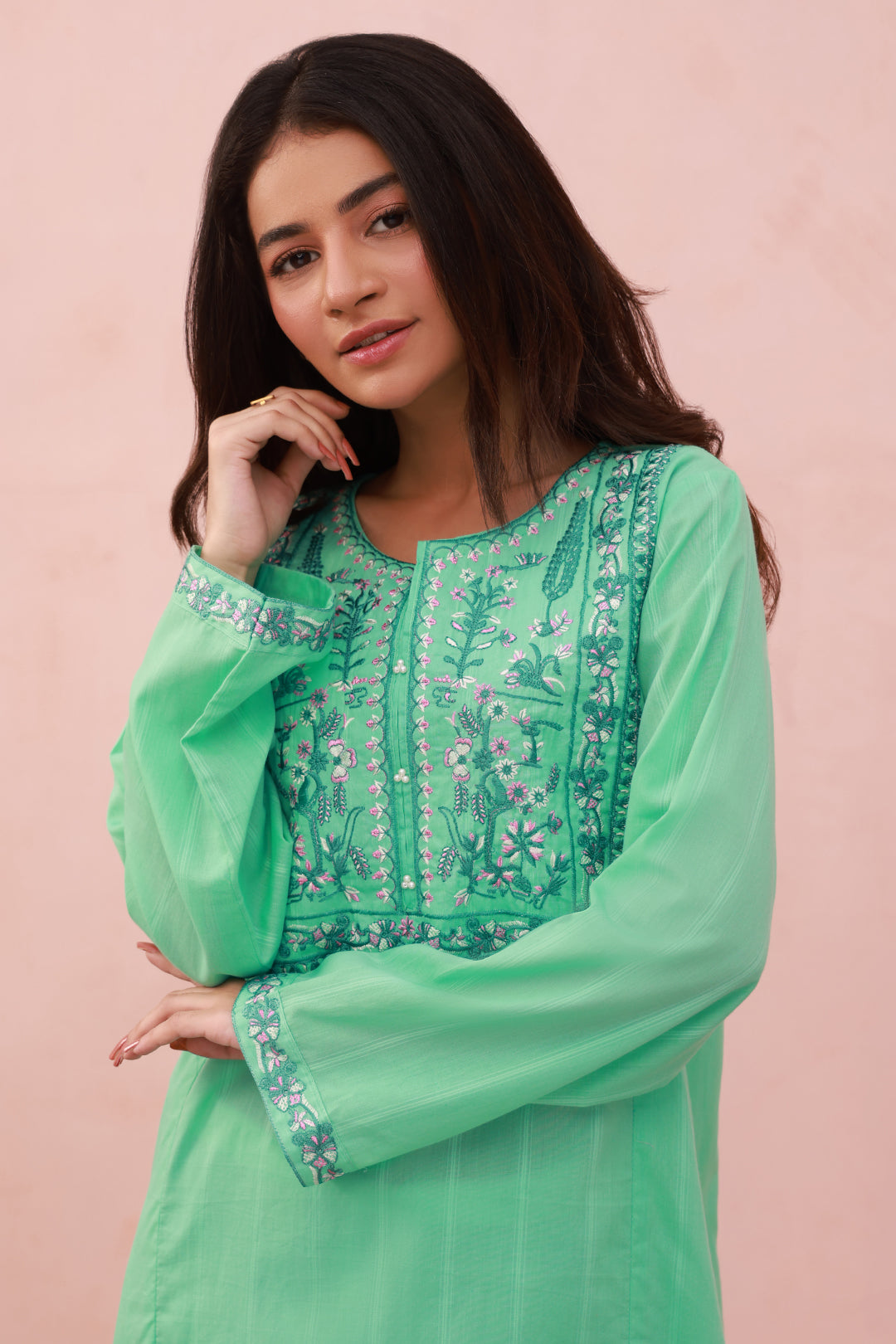 Zellbury | Summer Pret | Embroidered Kurta - 2039 - Libasekhas