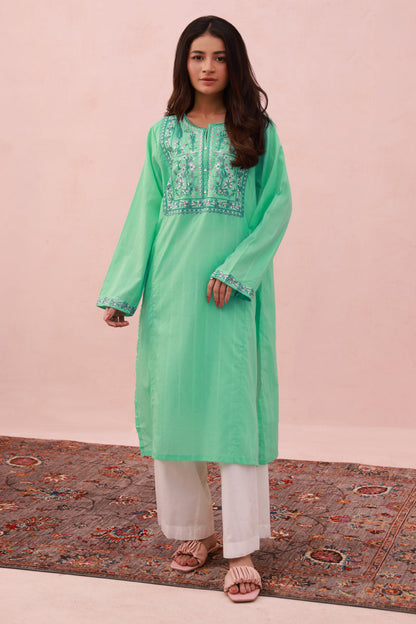 Zellbury | Summer Pret | Embroidered Kurta - 2039 - Libasekhas
