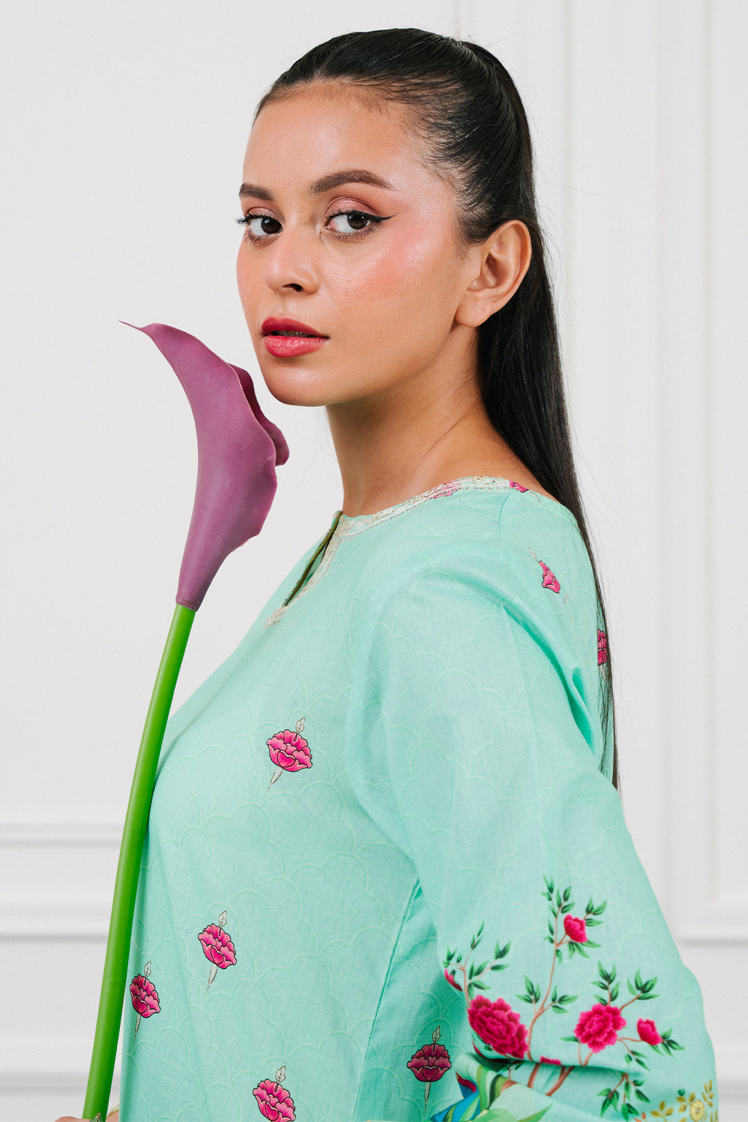 Zellbury | Summer Pret | Embroidered  Kurta - 2046 - Libasekhas