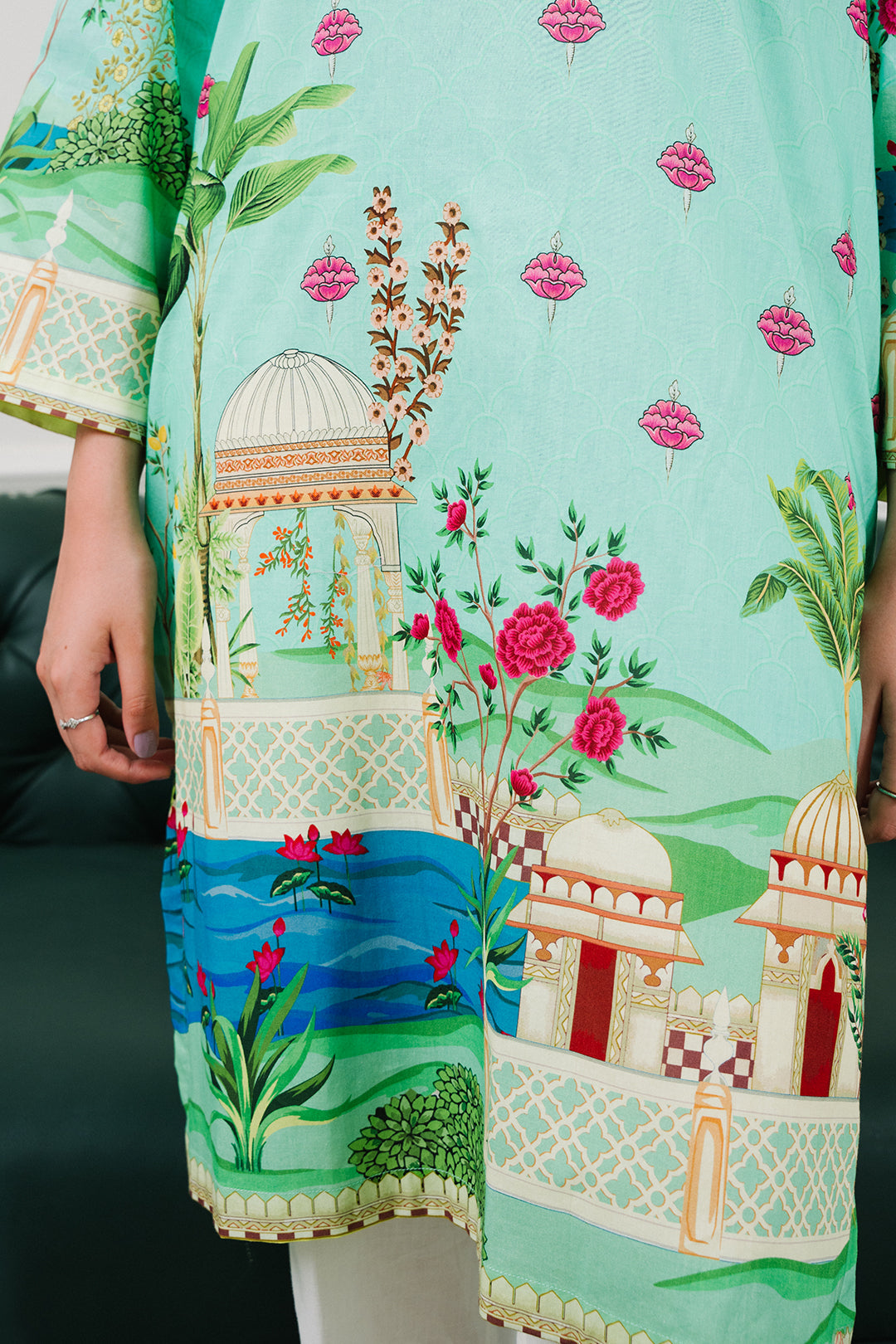 Zellbury | Summer Pret | Embroidered  Kurta - 2046 - Libasekhas