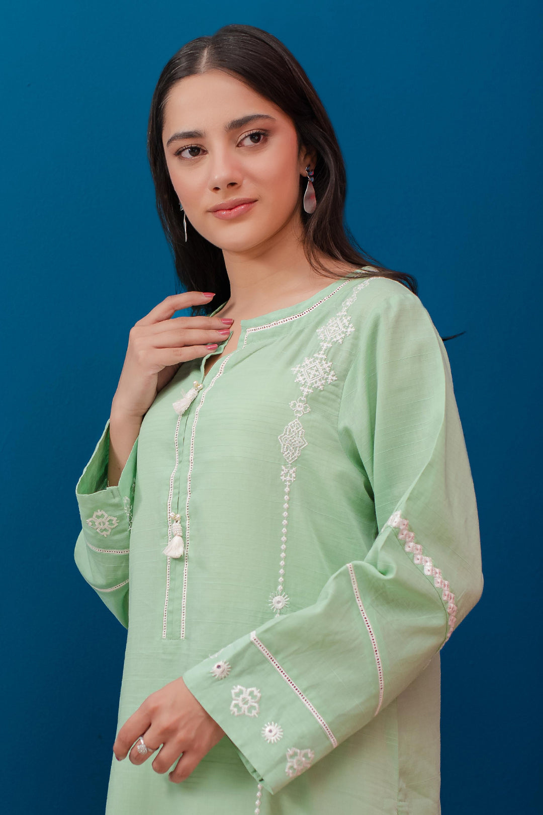 Zellbury | Summer Pret | Embroidered Kurta - 2049 - Libasekhas