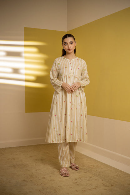 Zellbury | Summer Pret | Embroidered Kurta Trouser - 1527 - Libasekhas