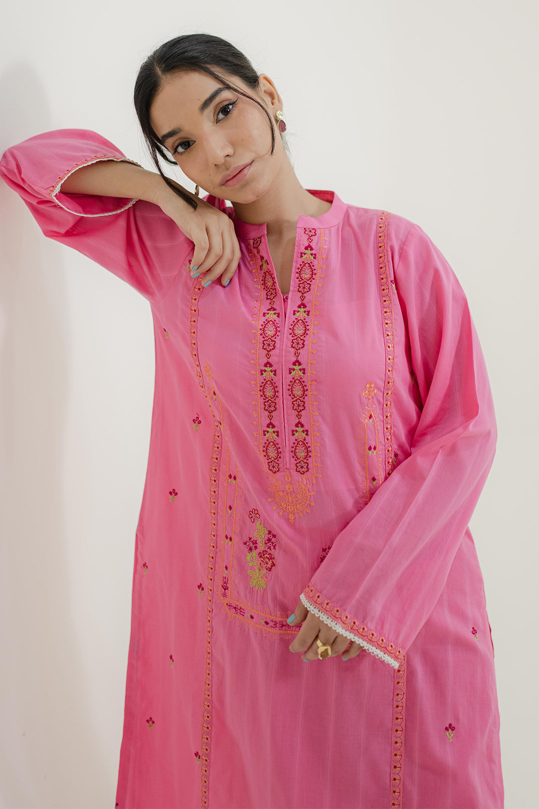 Zellbury | Summer Pret | Embroidered Kurta Trouser - 1734 - Libasekhas