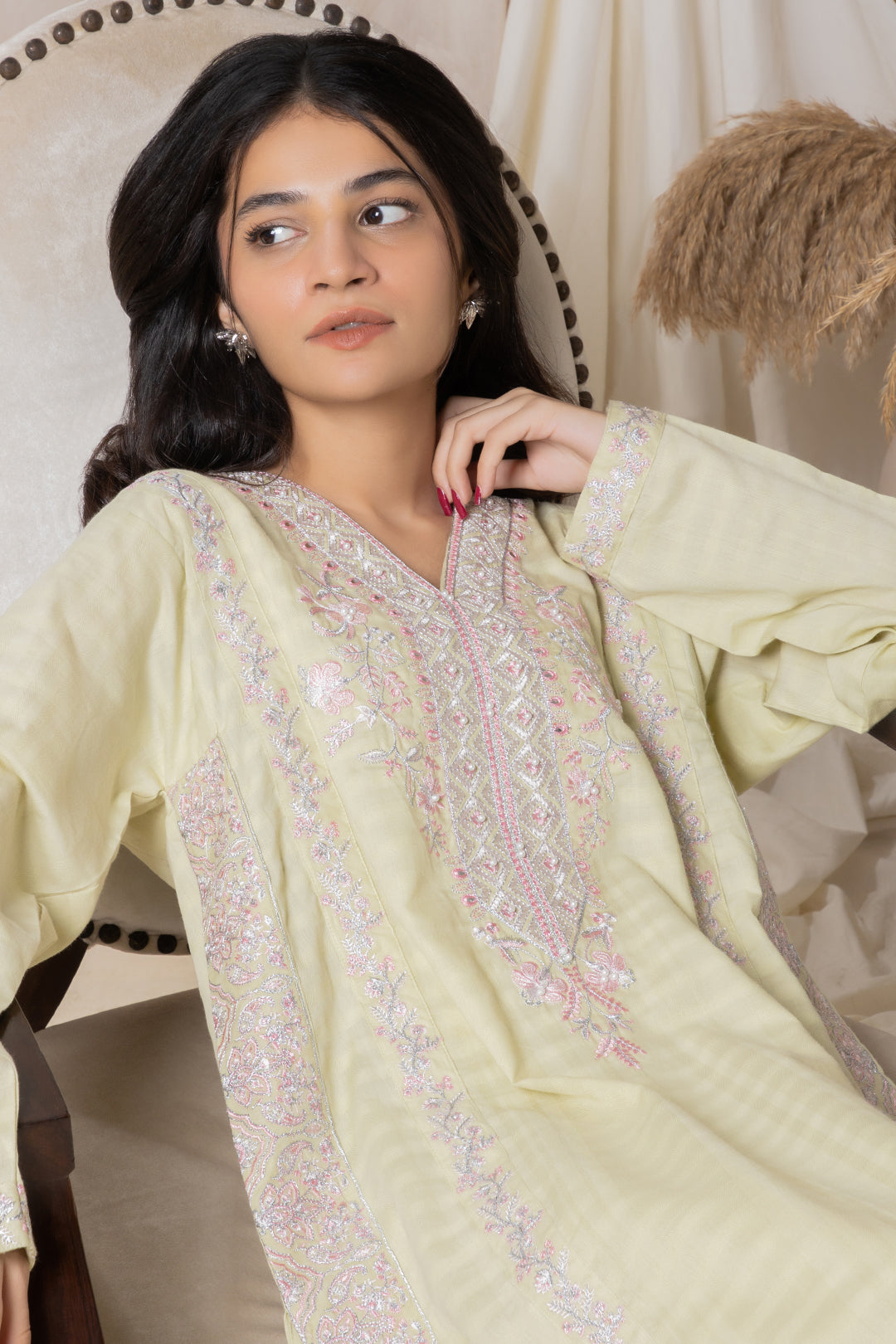 Zellbury | Summer Pret | Embroidered Kurta Trouser - 1767 - Libasekhas