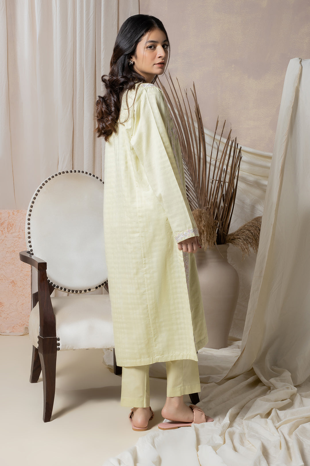 Zellbury | Summer Pret | Embroidered Kurta Trouser - 1767 - Libasekhas