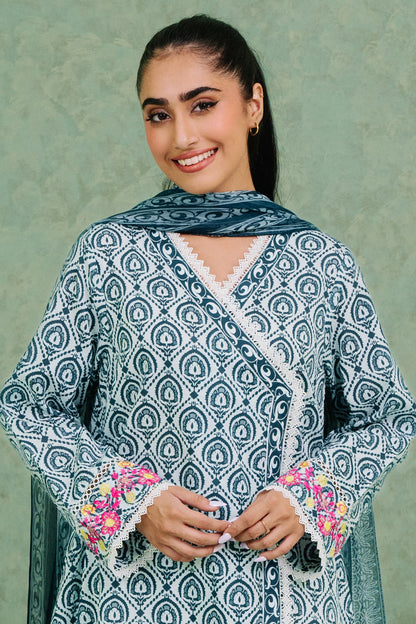 Zellbury | Summer Pret | Embroidered  Kurta Dupatta - 1897 - Libasekhas