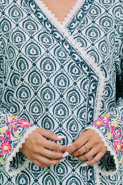 Zellbury | Summer Pret | Embroidered  Kurta Dupatta - 1897 - Libasekhas