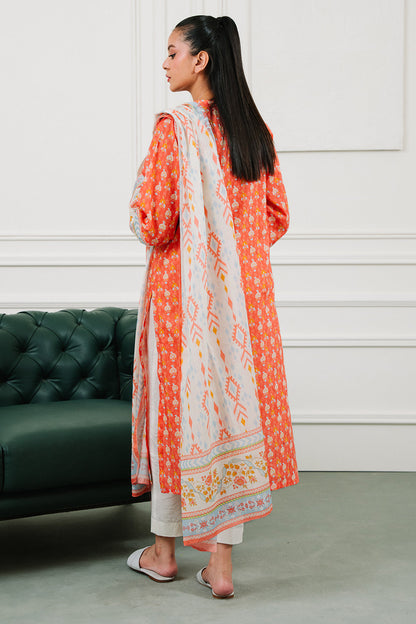 Zellbury | Summer Pret | Embroidered  Kurta Dupatta - 1902 - Libasekhas