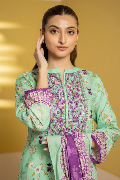 Zellbury | Summer Pret | Embroidered Kurta Dupatta - 1903 - Libasekhas