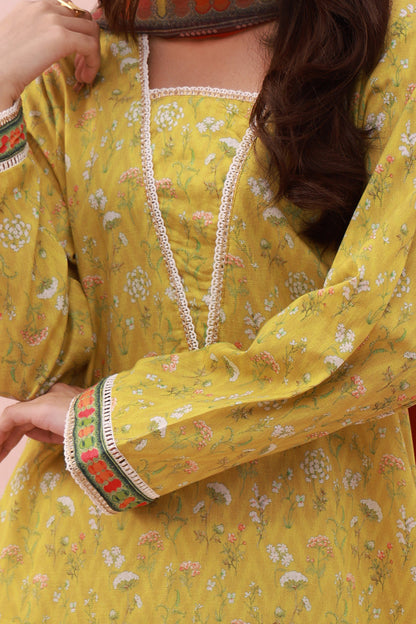 Zellbury | Summer Pret | Embroidered Kurta Dupatta - 1905 - Libasekhas
