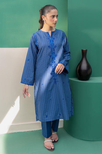 Zellbury | Summer Pret | Embroidered Kurta Trouser - 1932 - Libasekhas