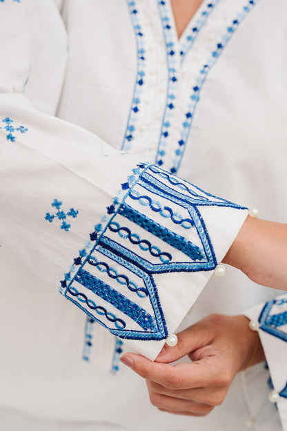 Zellbury | Summer Pret | Embroidered Kurta Trouser - 1984 - Libasekhas
