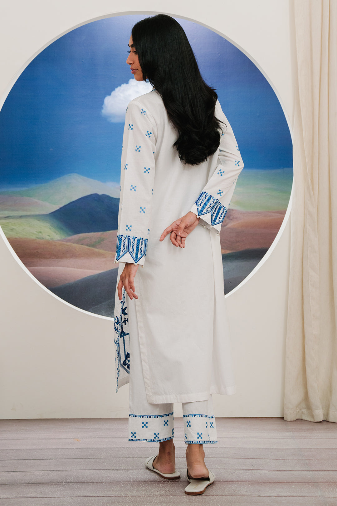 Zellbury | Summer Pret | Embroidered Kurta Trouser - 1984 - Libasekhas
