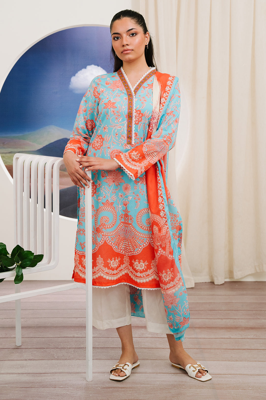 Zellbury | Summer Pret | Kurta Dupatta - 2060 - Libasekhas