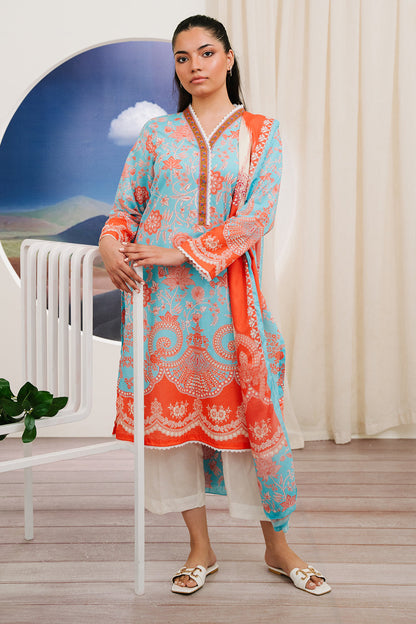 Zellbury | Summer Pret | Kurta Dupatta - 2060 - Libasekhas