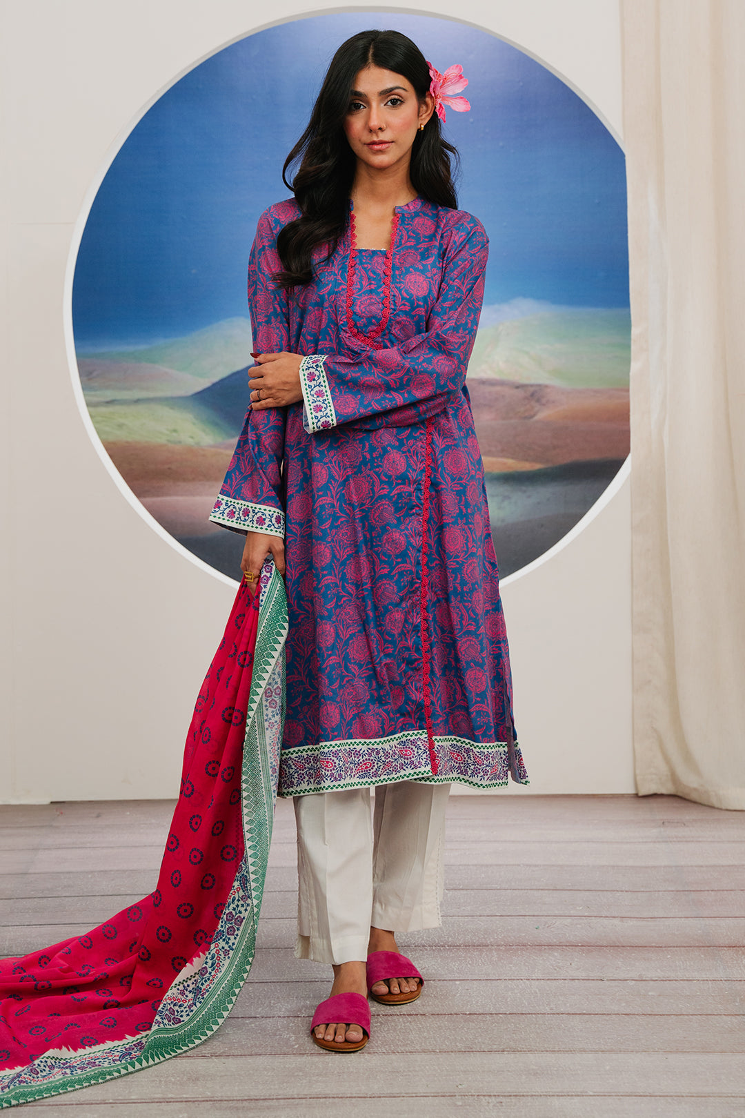 Zellbury | Summer Pret | Kurta Dupatta - 2068 - Libasekhas