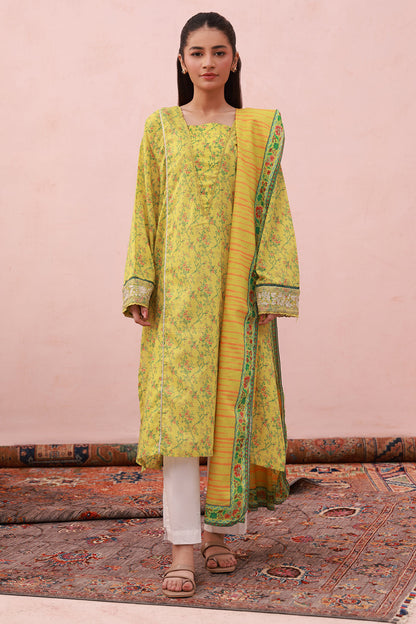 Zellbury | Summer Pret | Embroidered Kurta Dupatta - 2074 - Libasekhas