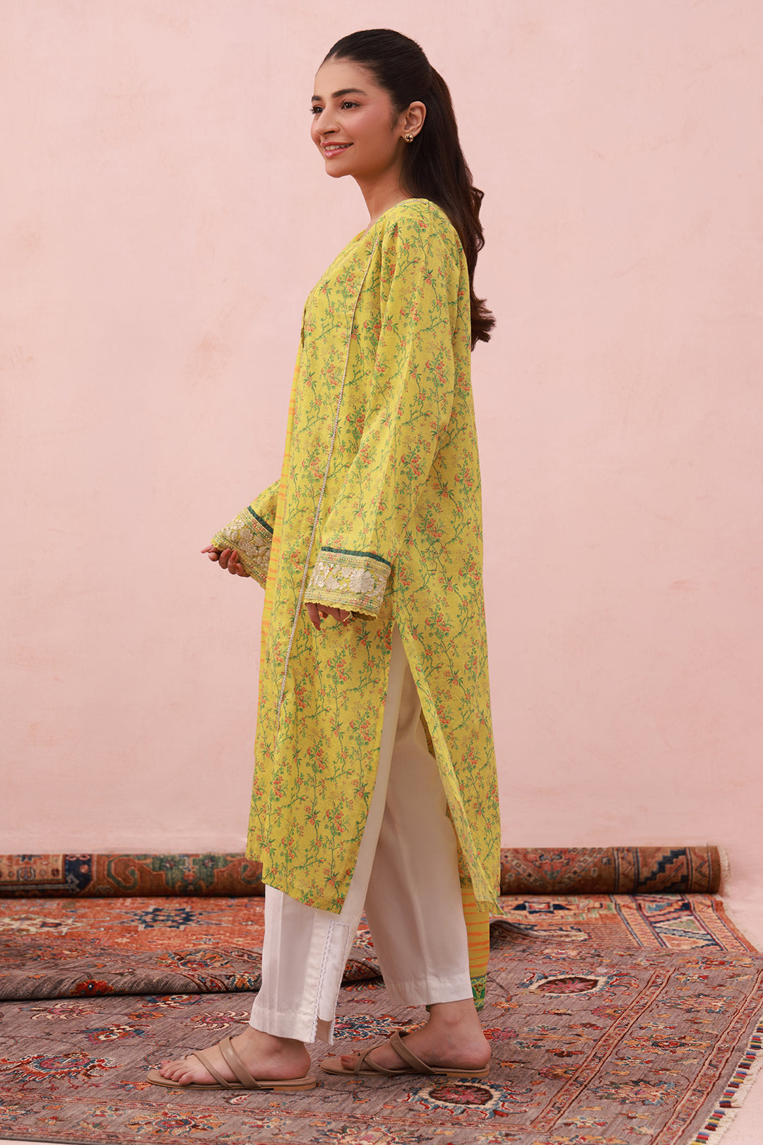 Zellbury | Summer Pret | Embroidered Kurta Dupatta - 2074 - Libasekhas