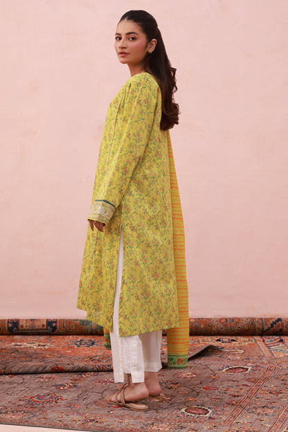 Zellbury | Summer Pret | Embroidered Kurta Dupatta - 2074 - Libasekhas