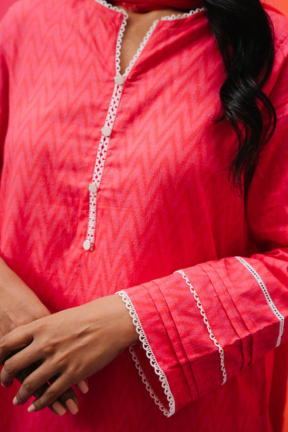 Zellbury | Summer Pret | Kurta Dupatta Trouser - 1525 - Libasekhas