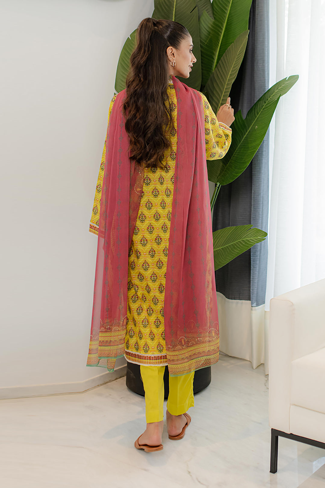 Zellbury | Summer Pret | Kurta Dupatta Trouser - 1746 - Libasekhas