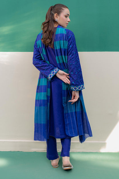 Zellbury | Summer Pret | Embroidered Kurta Dupatta Trouser - 2004 - Libasekhas