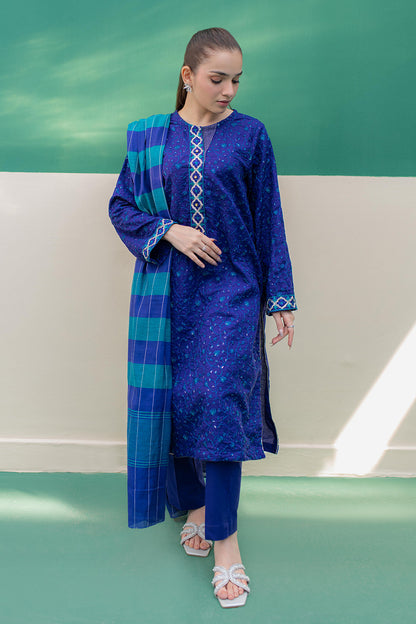 Zellbury | Summer Pret | Embroidered Kurta Dupatta Trouser - 2004 - Libasekhas
