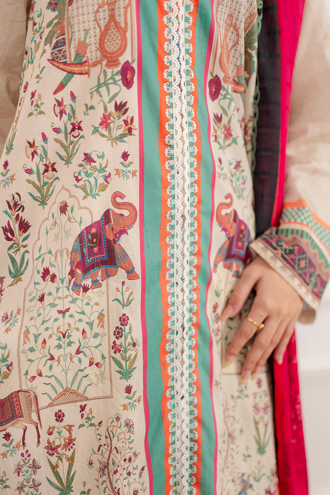 Zellbury | Summer Pret | Kurta Dupatta Trouser - 2098 - Libasekhas