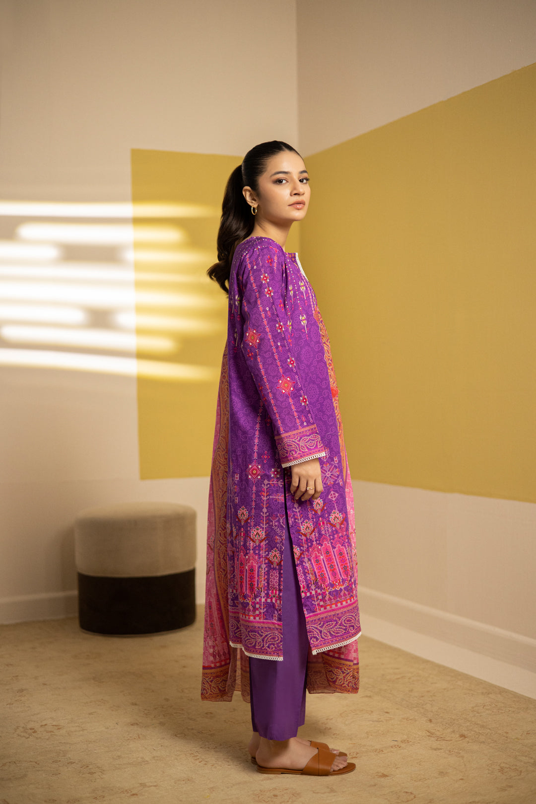 Zellbury | Summer Pret | Kurta Dupatta Trouser - 2110 - Libasekhas