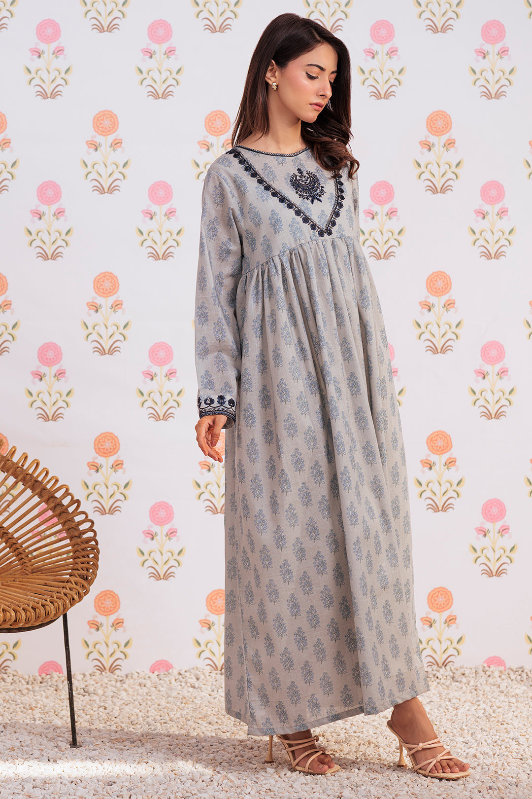 Zellbury | Winter Pret | Embroidered Kurta - 2909 - Libasekhas