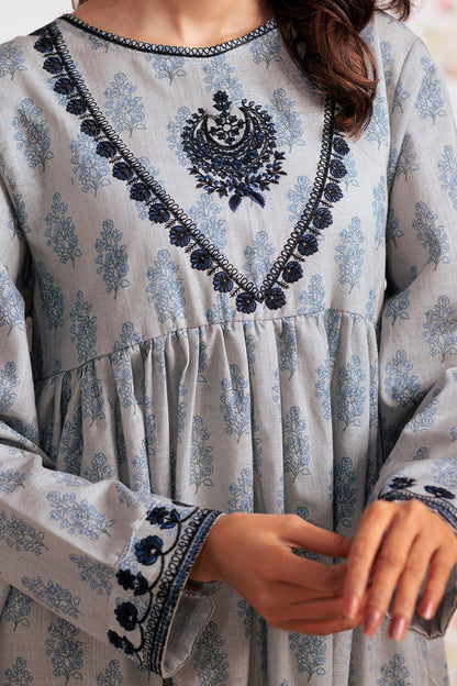 Zellbury | Winter Pret | Embroidered Kurta - 2909 - Libasekhas