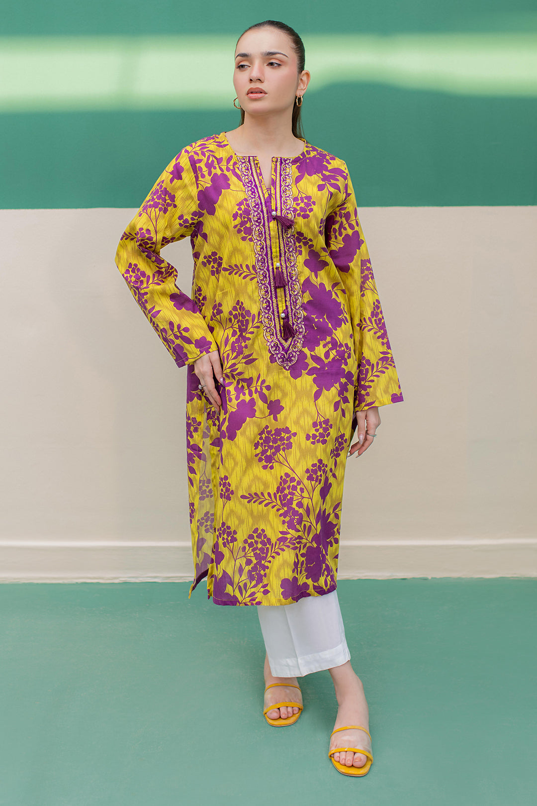 Zellbury | Winter Pret | Embroidered Kurta - 2916 - Libasekhas