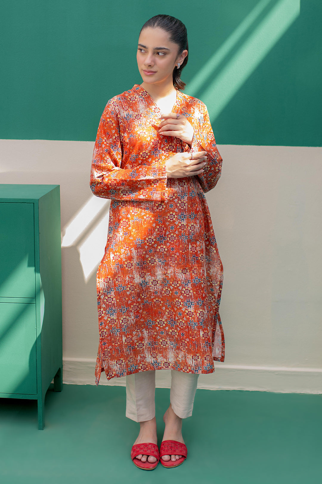Zellbury | Winter Pret | Kurta - 3077 - Libasekhas