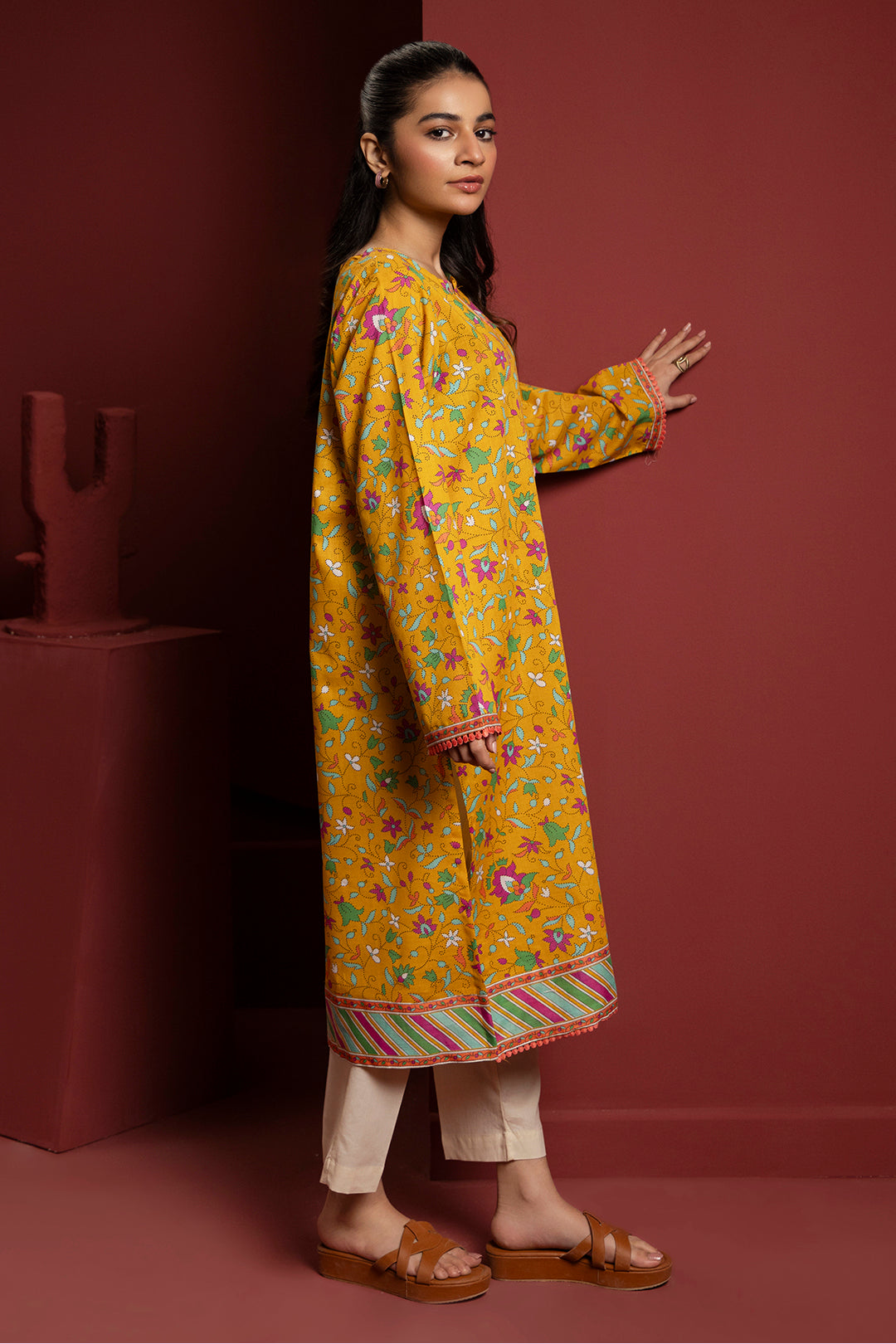 Zellbury | Winter Pret | Kurta - 3098 - Libasekhas